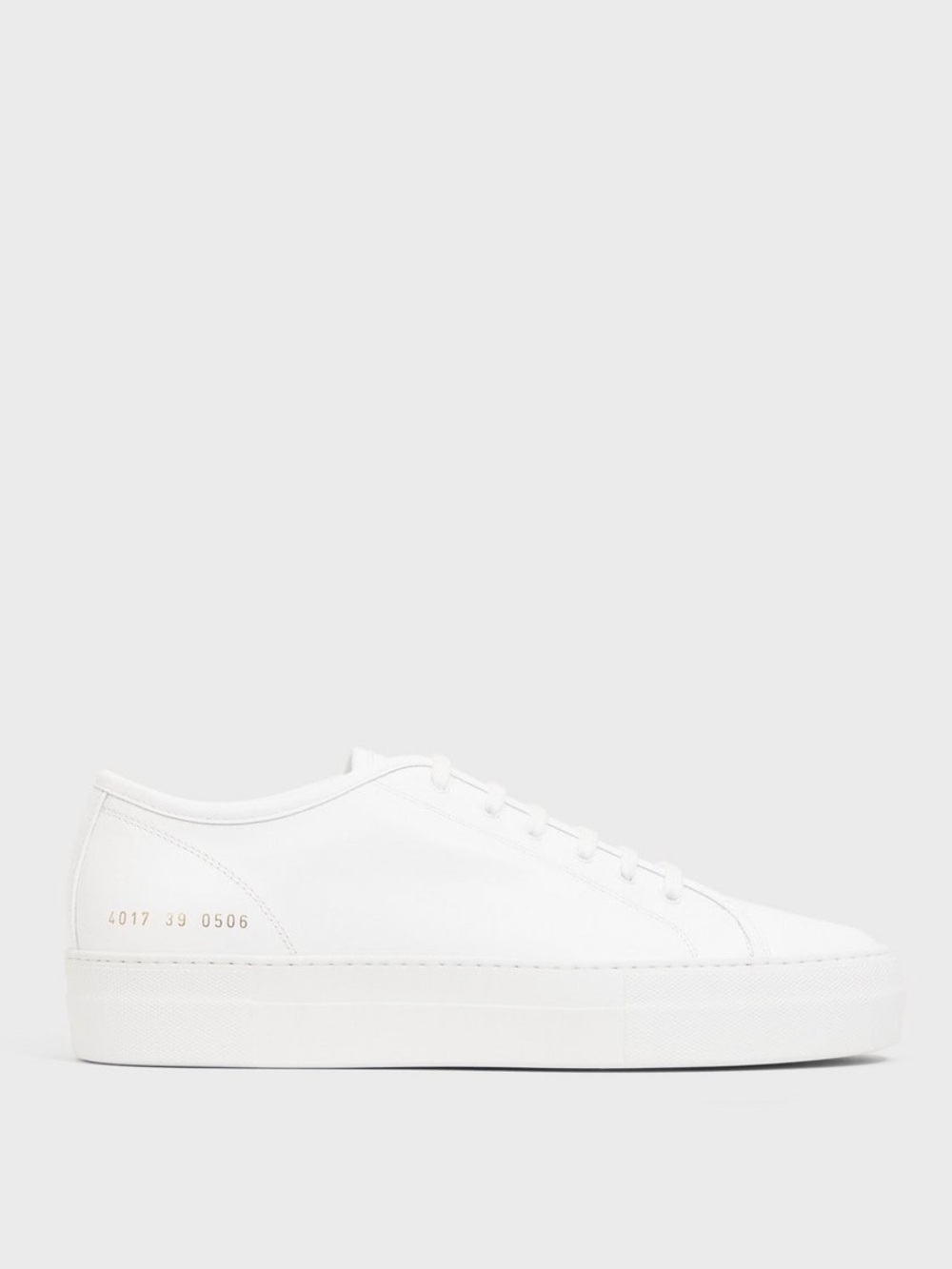 Common Projects White Low-Top Leather Sneakers